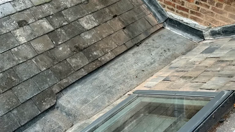 Minor leak and extensive storm damage repaired and matched to period property